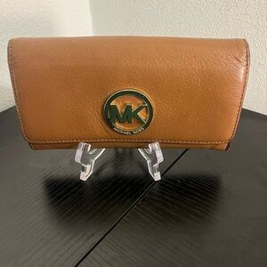 Michael Kors Tan Leather Wallet